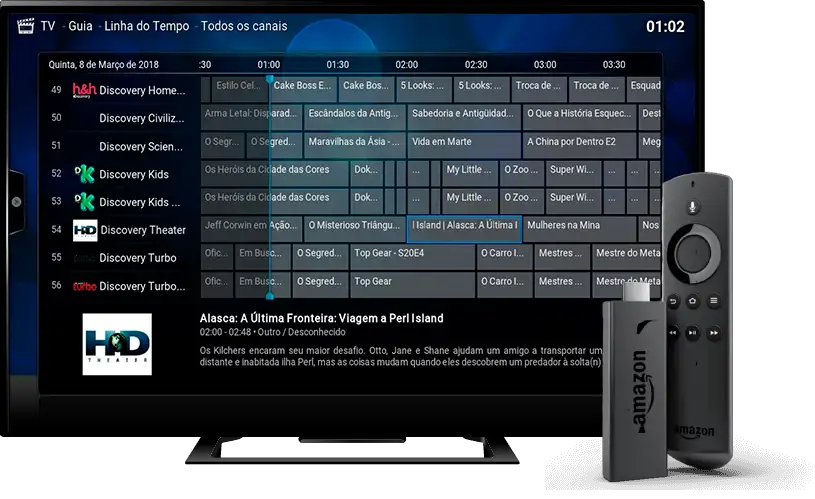 Guia de programação IPTV teste grátis